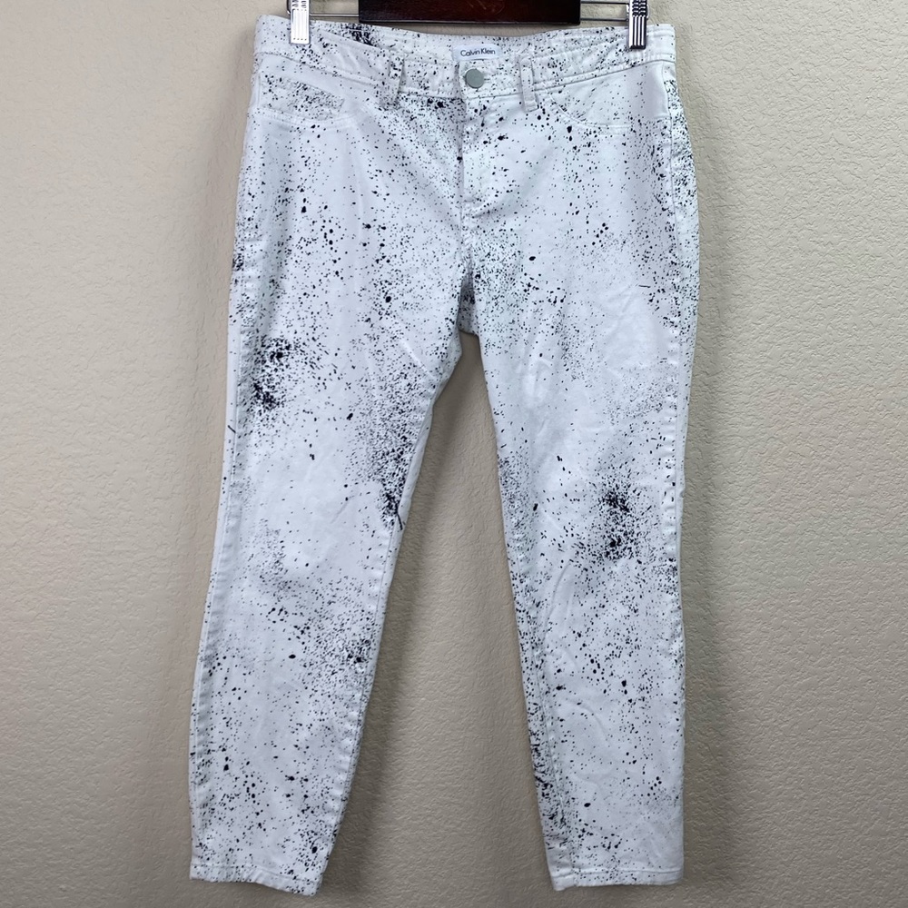 Calvin Klein Paint Splatter Jeans
